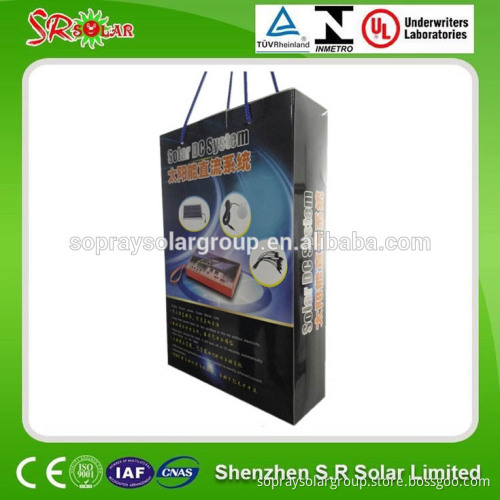 10w 20w mini solar power kits with 2 bulbs usb ports